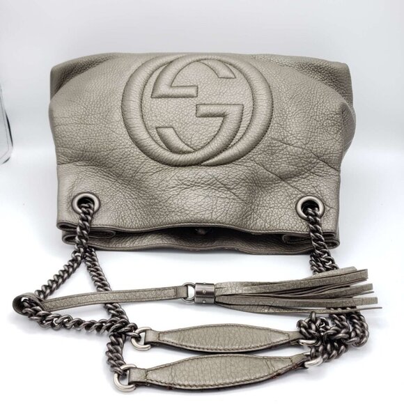 Gucci GG Soho on Chain Medium Shoulder Bag - Picture 5 of 16
